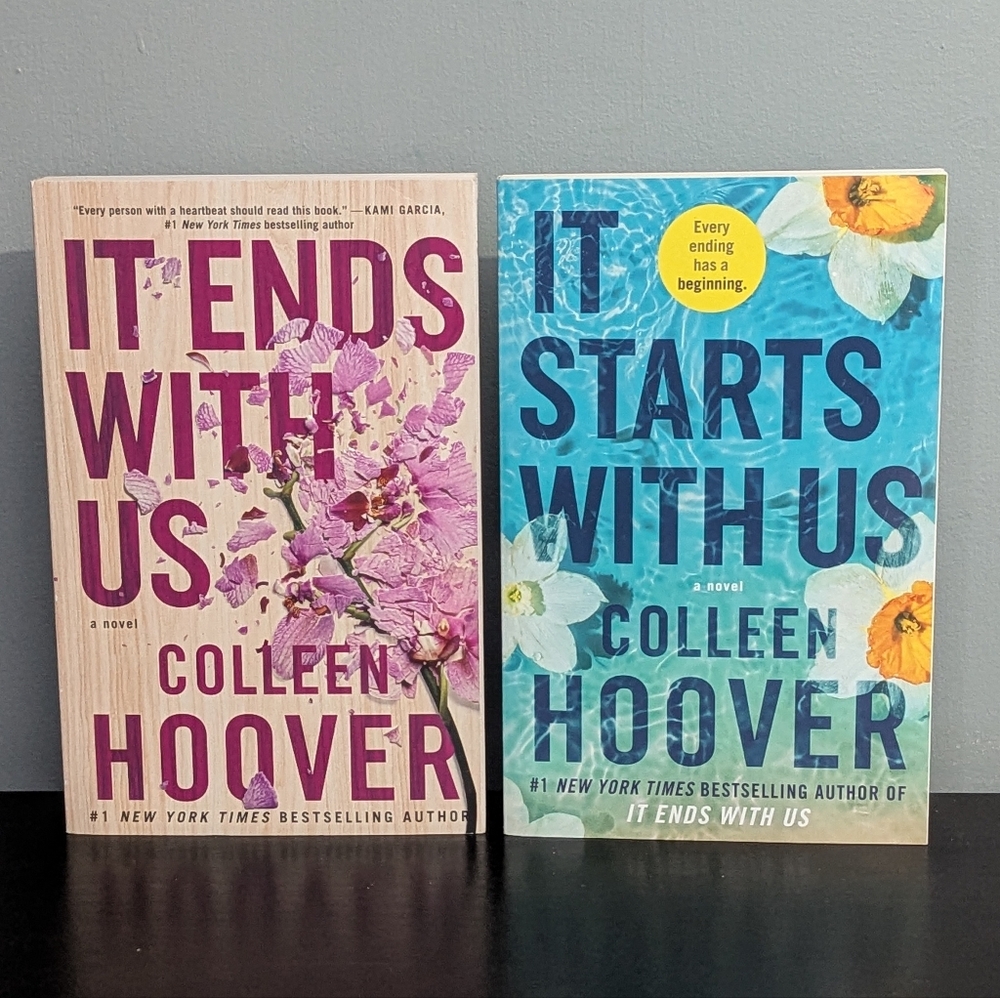 It Ends With Us & It Starts With Us Colleen Hoover‎ Book Set